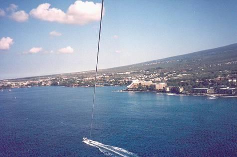parasail.jpeg - Parasailing over Kailua